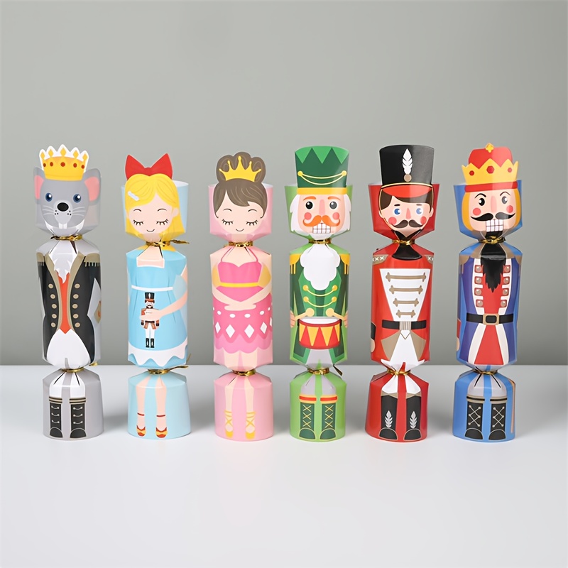Nutcracker Figurine - 24 Adet Noel Temalı Şeker Kutusu,