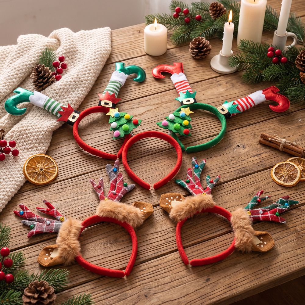 Reindeer Antlers Headband - Noel Temalı Geyik Boynuzu Şeklinde Saç