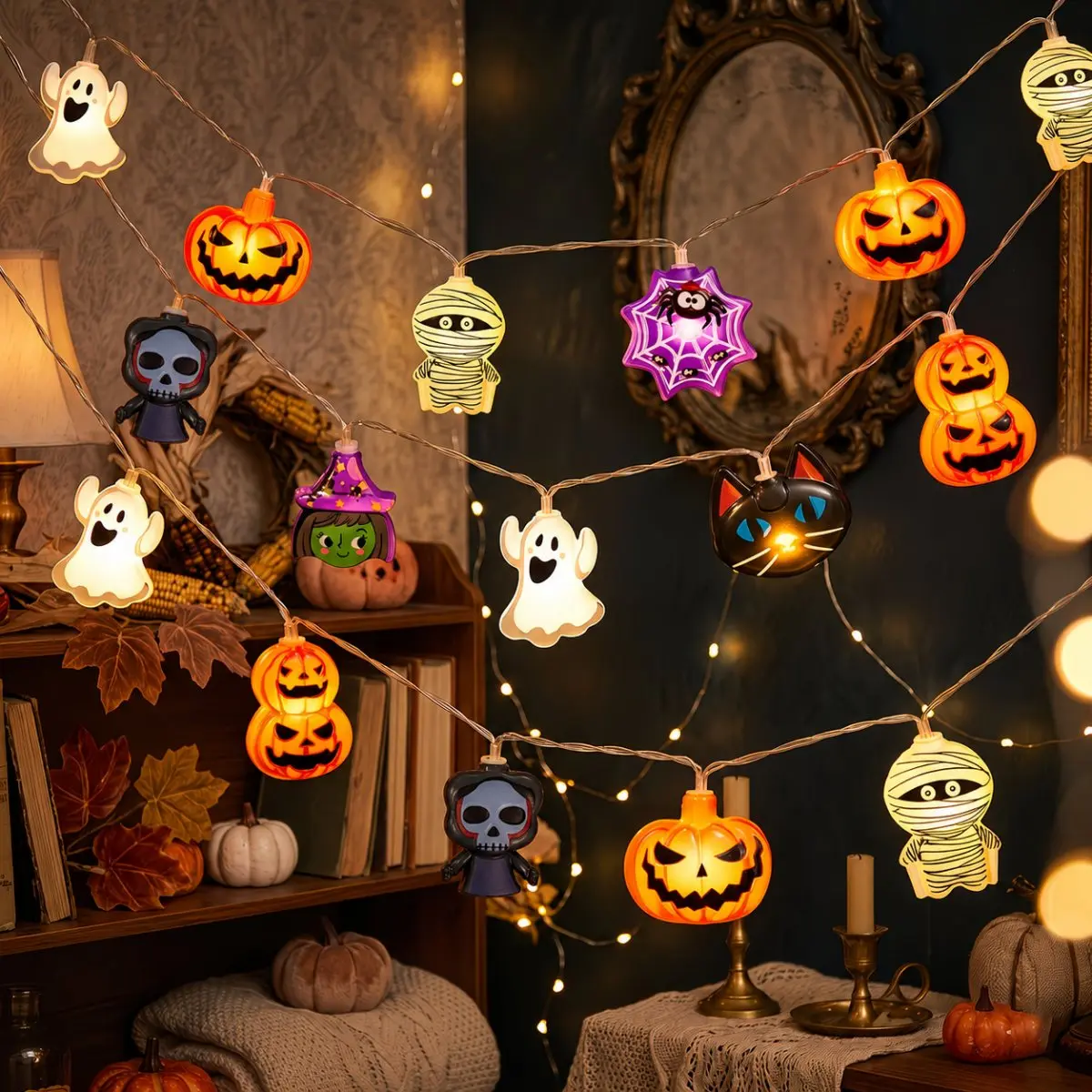 Led Fairy String Lights - 1,5 metre uzunluğunda, 10 adet LED'li,