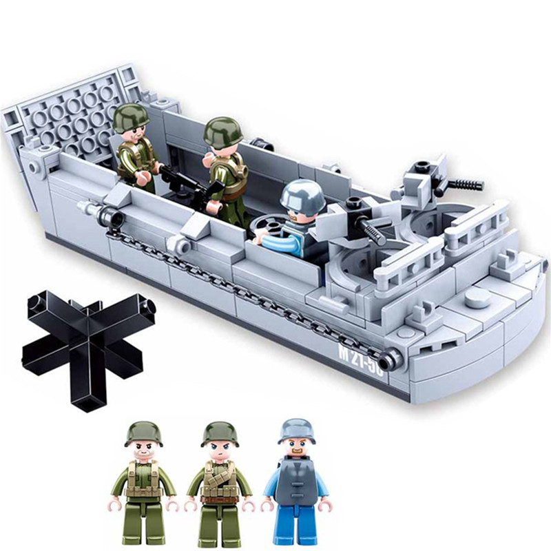 Lego Set City - Sluban WW2 abd askeri Military iniş