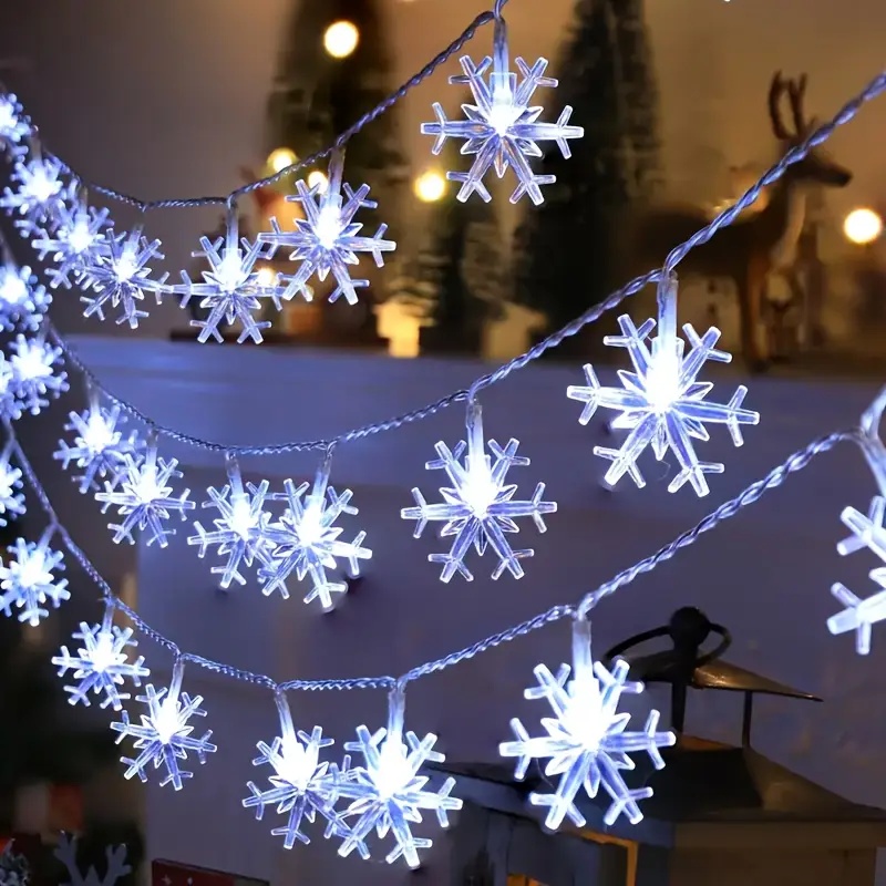 LED Kar Tanesi Dize Işıklar, O - Led Fairy String Lights incelemesi ve fiyatı