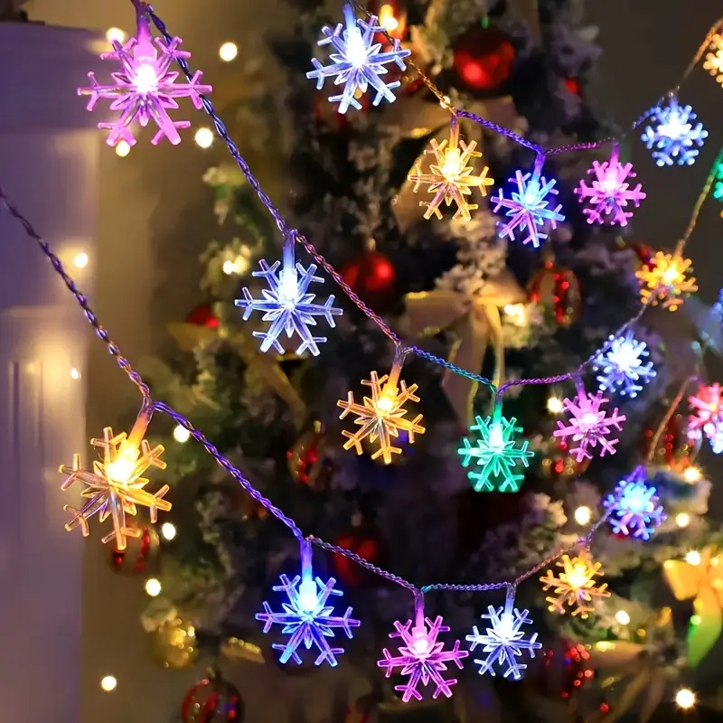 LED Kar Tanesi Dize Işıklar, O - Led Fairy String Lights incelemesi ve fiyatı