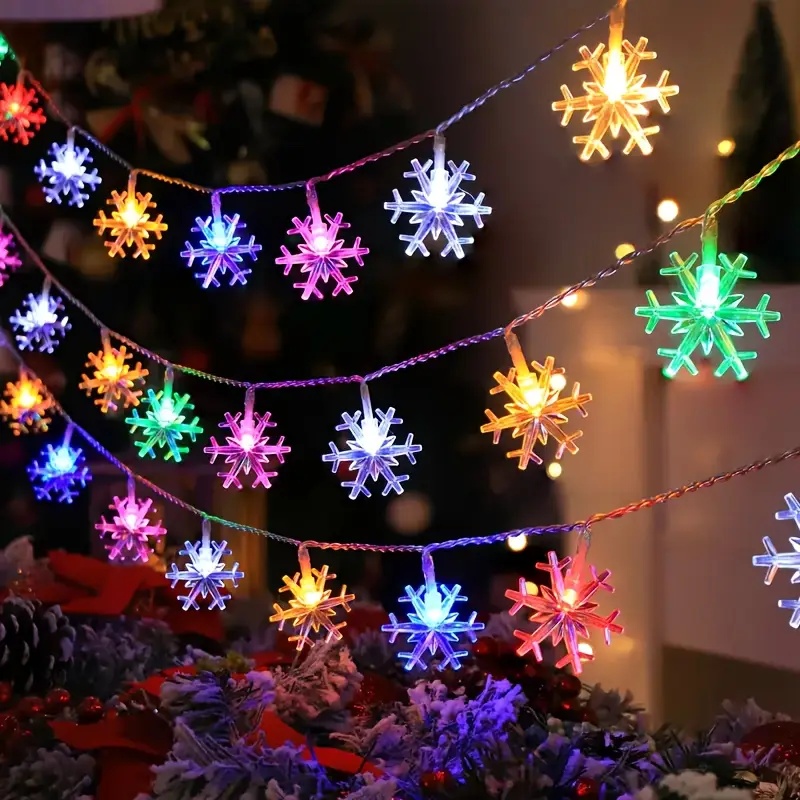 LED Kar Tanesi Dize Işıklar, O - Led Fairy String Lights incelemesi ve fiyatı