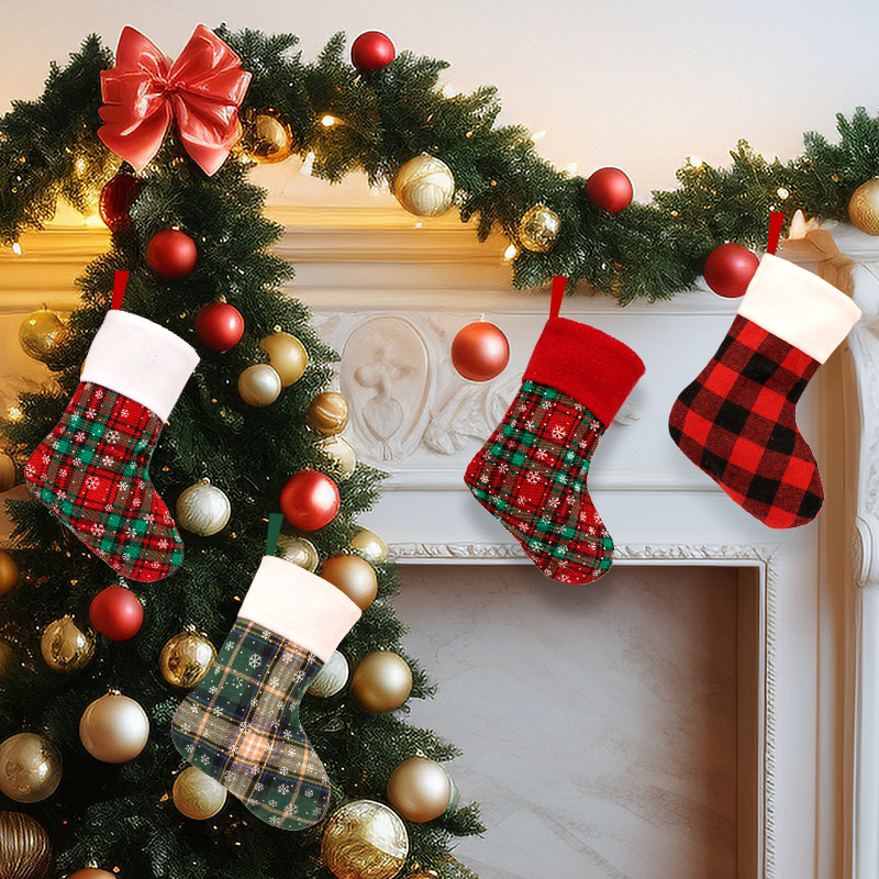 10 adet Noel Çorabı Hediye Tor - Christmas Stocking Hanging incelemesi ve fiyatı