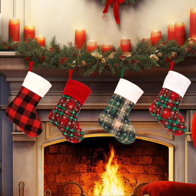 10 adet Noel Çorabı Hediye Tor - Christmas Stocking Hanging incelemesi ve fiyatı