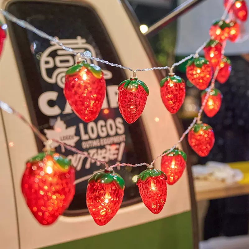 6.5FT 10 LEDS Çilek Dize Işıkl - Led Fairy String Lights incelemesi ve fiyatı