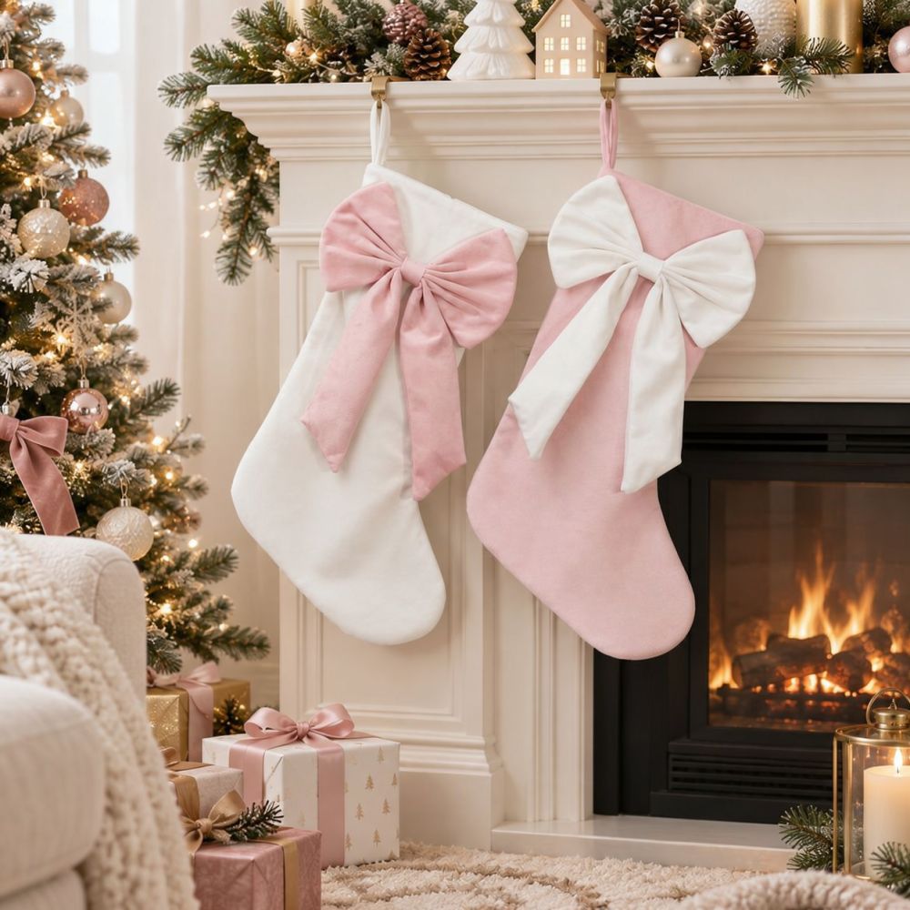 18 İnçlik Noel Temalı Kadife Ç - Christmas Stocking Hanging incelemesi ve fiyatı
