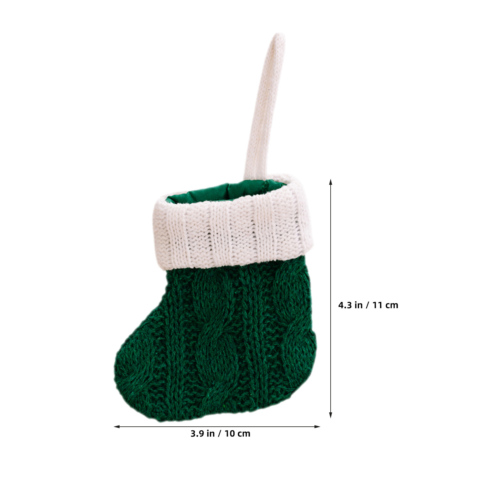 12 Adet Mini Örgü Noel Ağacı Ç - Christmas Stocking Hanging incelemesi ve fiyatı