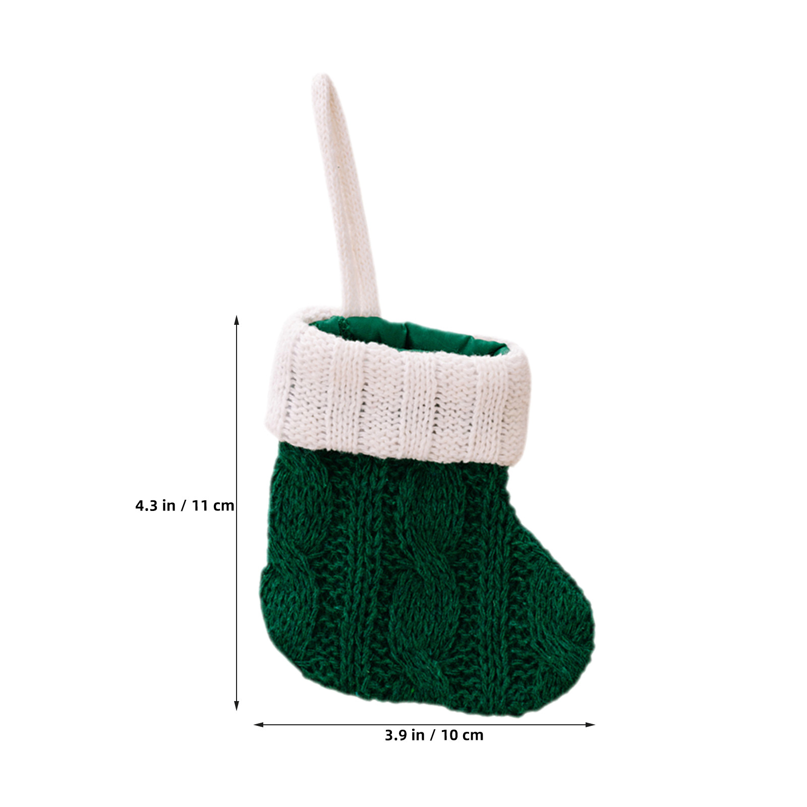 12 Adet Mini Örgü Noel Ağacı Ç - Christmas Stocking Hanging incelemesi ve fiyatı