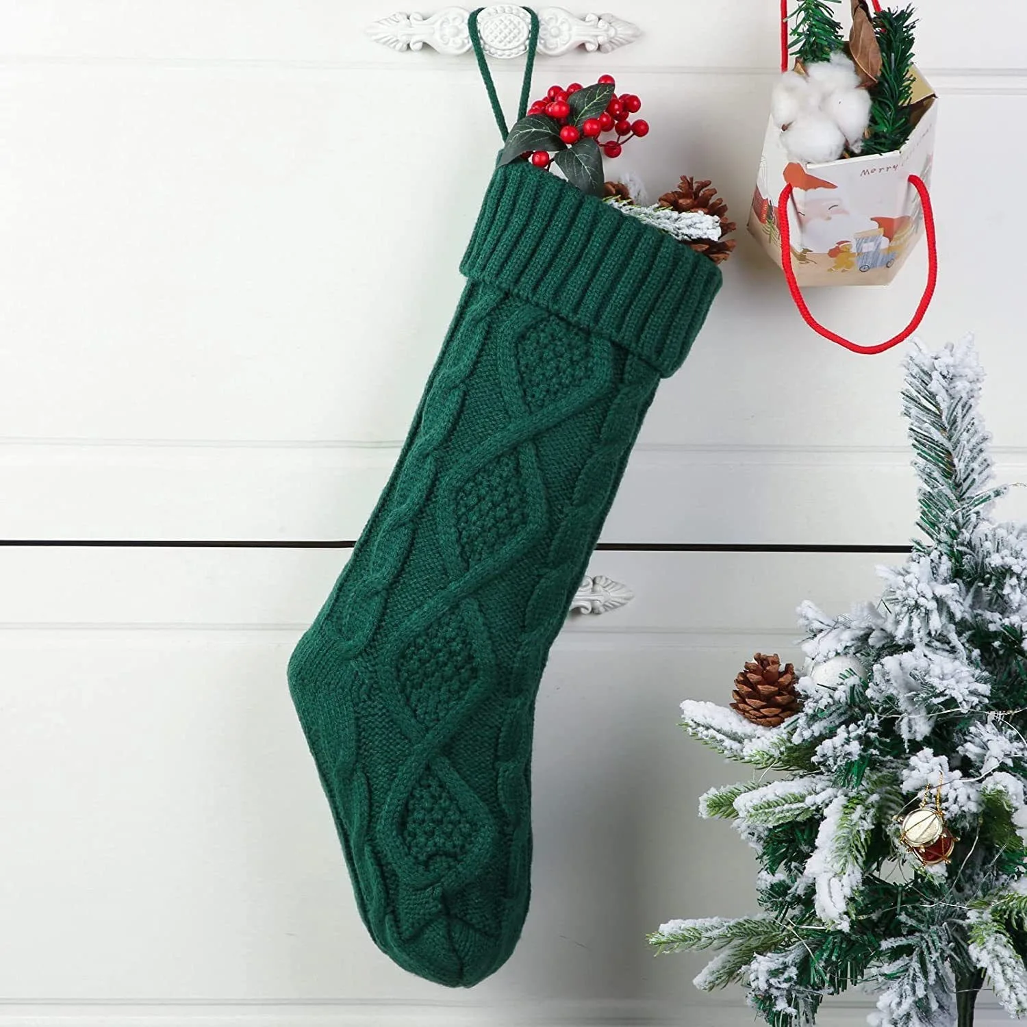 2026 Yeni Örgü Noel Çorabı Süs - Christmas Stocking Hanging incelemesi ve fiyatı