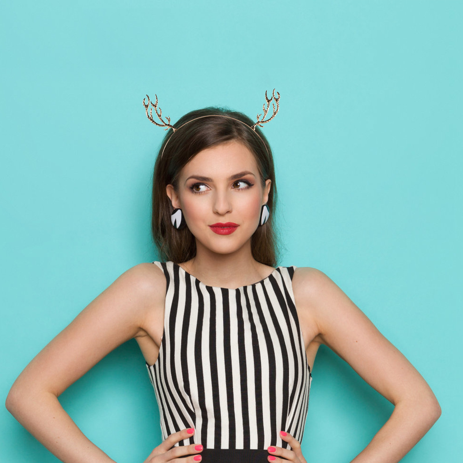 Noel Kostümü için Geyik Boynuz - Reindeer Antlers Headband incelemesi ve fiyatı