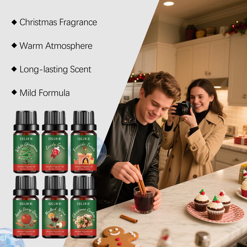 6'lı Aromaterapi Esansiyel Yağ - Holiday Candle Set incelemesi ve fiyatı