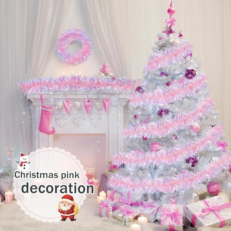 2M Pembe Simli Çelenk, Parlak  - Tinsel Garland Decoration incelemesi ve fiyatı